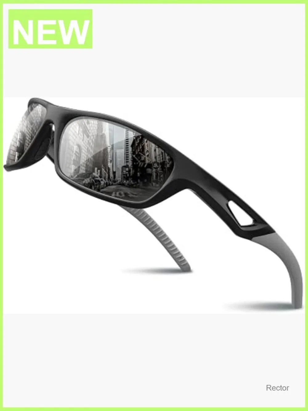 Polarized Sports Sunglasses TR90 Frame for Cycling Running Fishing Driving
